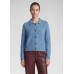 Rabe - 57-114532 Warme licht blauwe gilet met knopen.